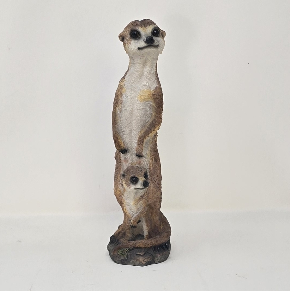 Resin meerkat family‎ sculpted figurine animal home decor